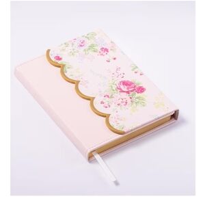 Laura Ashley Pink Floral Scalloped Journal